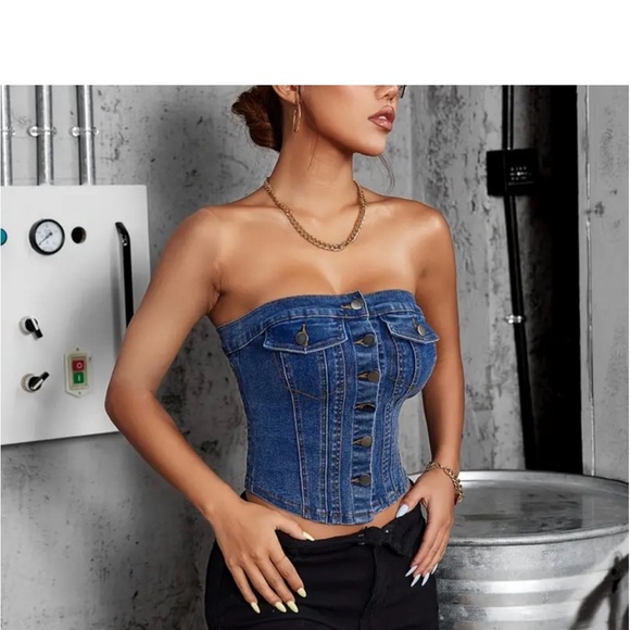 Jean halter top - Picture 6 of 6